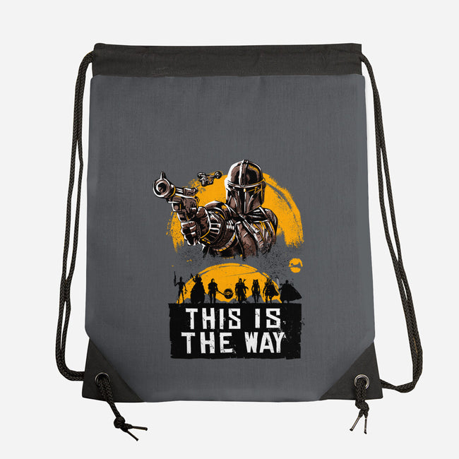 The Only Way-None-Drawstring-Bag-Knegosfield