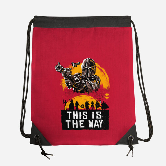The Only Way-None-Drawstring-Bag-Knegosfield