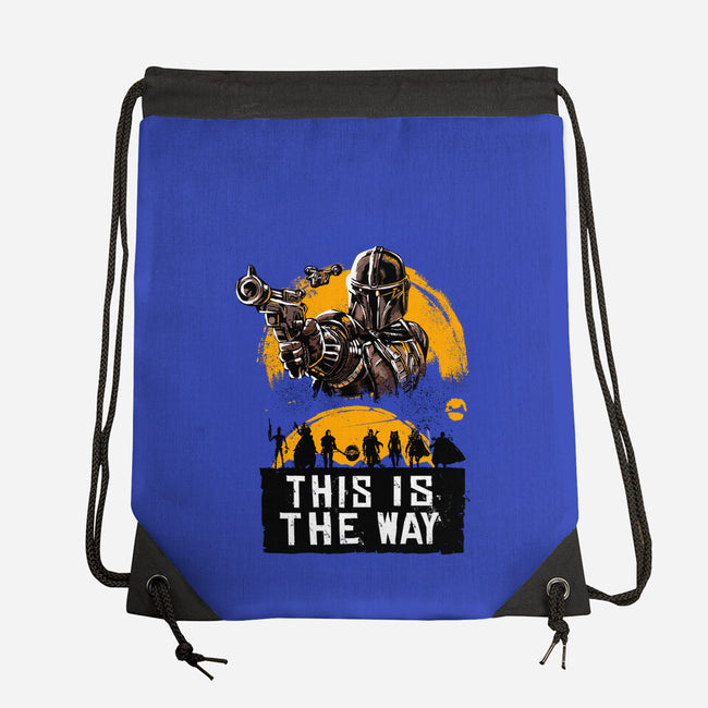 The Only Way-None-Drawstring-Bag-Knegosfield