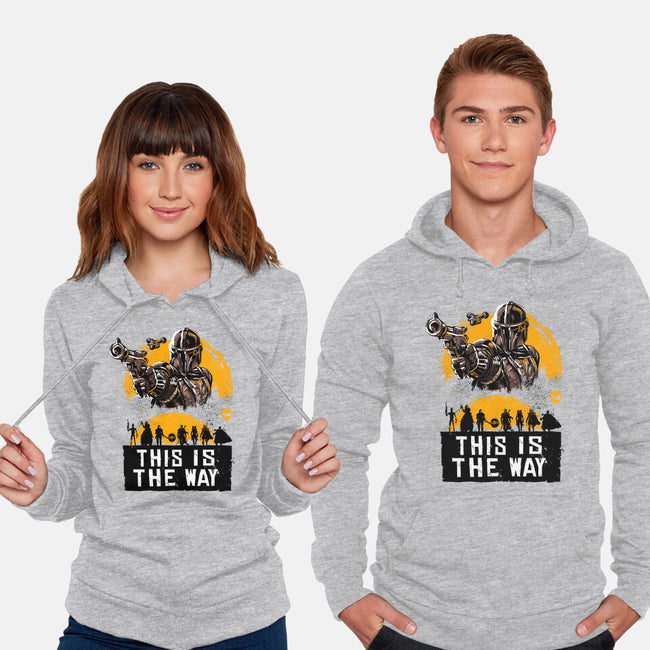 The Only Way-Unisex-Pullover-Sweatshirt-Knegosfield