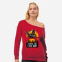 The Only Way-Womens-Off Shoulder-Sweatshirt-Knegosfield