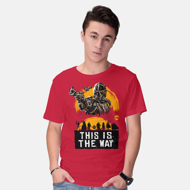 The Only Way-Mens-Basic-Tee-Knegosfield
