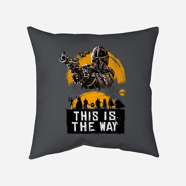 The Only Way-None-Removable Cover w Insert-Throw Pillow-Knegosfield