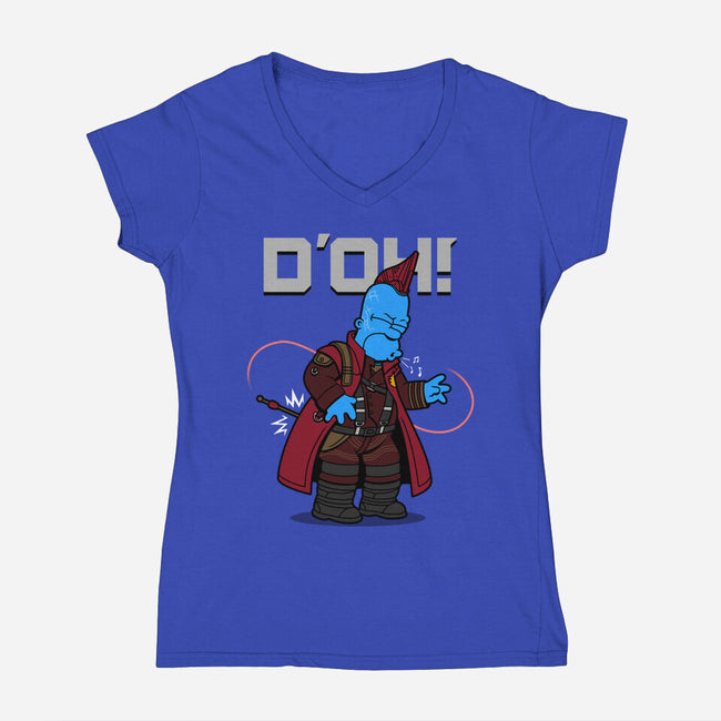 YonD'OH-Womens-V-Neck-Tee-Boggs Nicolas