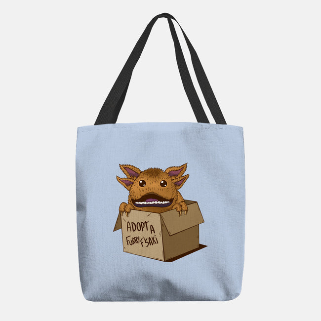 Adopt A Furry F'Saki-None-Basic Tote-Bag-sachpica