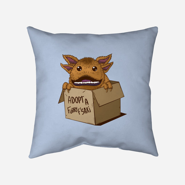 Adopt A Furry F'Saki-None-Removable Cover-Throw Pillow-sachpica