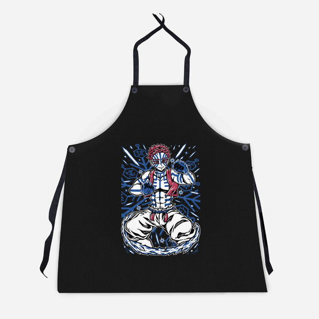 Slayer Akaza-Unisex-Kitchen-Apron-Panchi Art