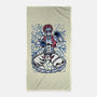 Slayer Akaza-None-Beach-Towel-Panchi Art