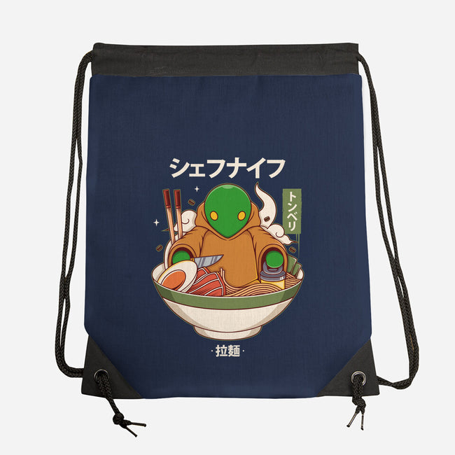 Tonberry Ramen-None-Drawstring-Bag-Alundrart