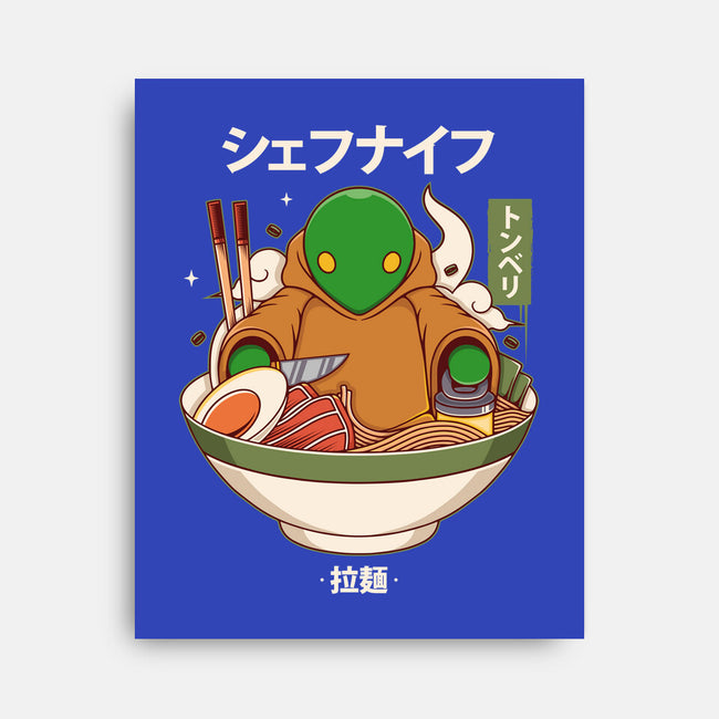 Tonberry Ramen-None-Stretched-Canvas-Alundrart