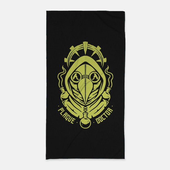 Darkest Plague Doctor-None-Beach-Towel-Alundrart