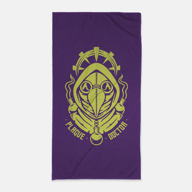 Darkest Plague Doctor-None-Beach-Towel-Alundrart