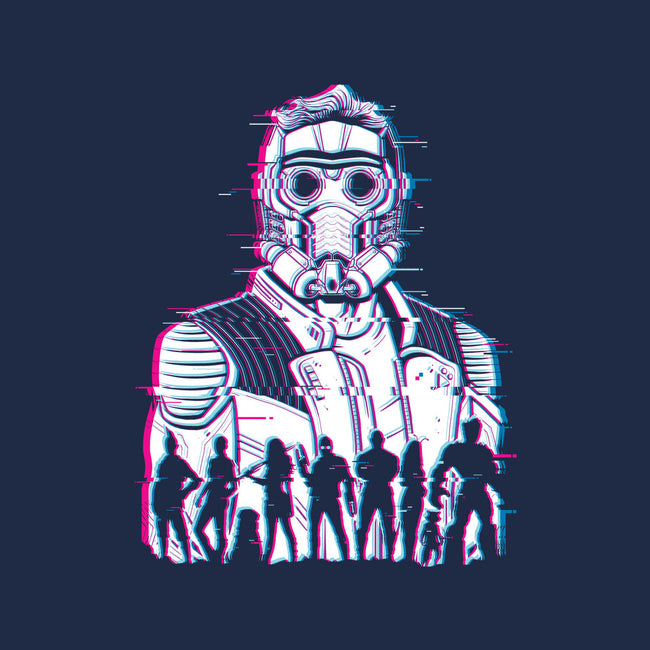 Guardians Glitched-Womens-V-Neck-Tee-danielmorris1993