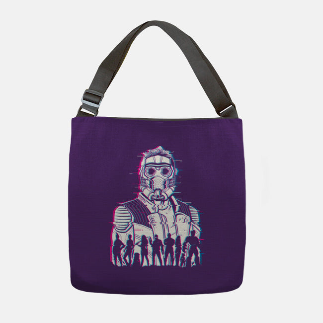 Guardians Glitched-None-Adjustable Tote-Bag-danielmorris1993