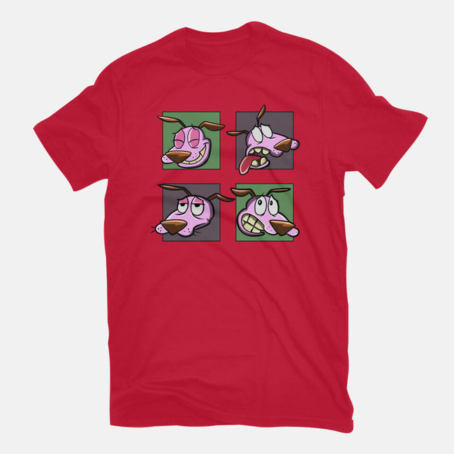 Faces Of Dog-Womens-Fitted-Tee-nickzzarto