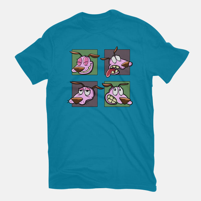 Faces Of Dog-Womens-Fitted-Tee-nickzzarto