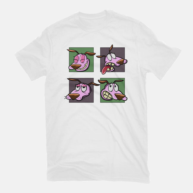 Faces Of Dog-Mens-Heavyweight-Tee-nickzzarto