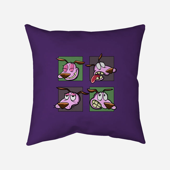 Faces Of Dog-None-Removable Cover w Insert-Throw Pillow-nickzzarto
