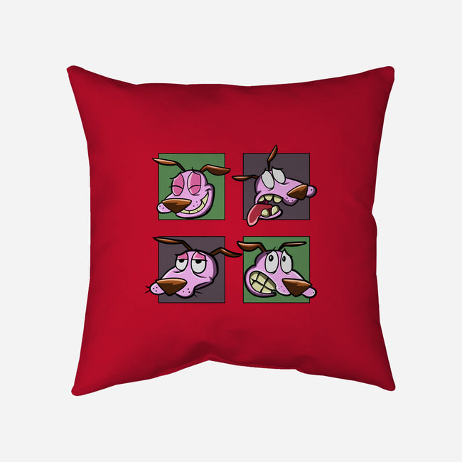 Faces Of Dog-None-Removable Cover w Insert-Throw Pillow-nickzzarto