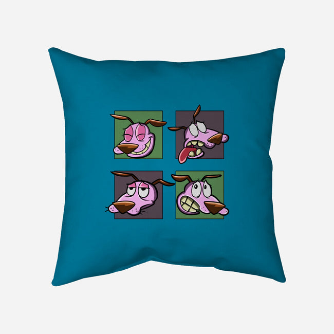 Faces Of Dog-None-Removable Cover w Insert-Throw Pillow-nickzzarto