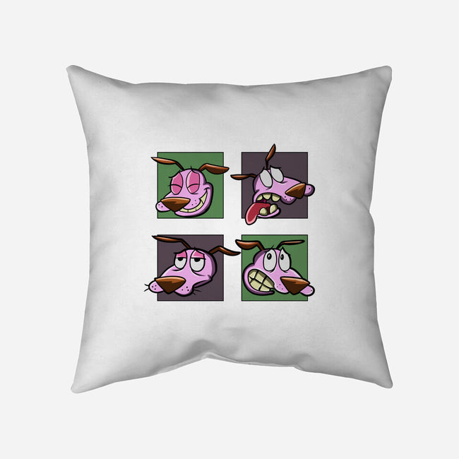 Faces Of Dog-None-Removable Cover w Insert-Throw Pillow-nickzzarto