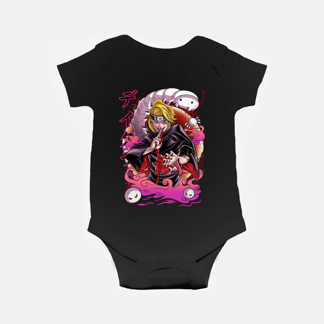 Explosive Ninja-Baby-Basic-Onesie-Conjura Geek