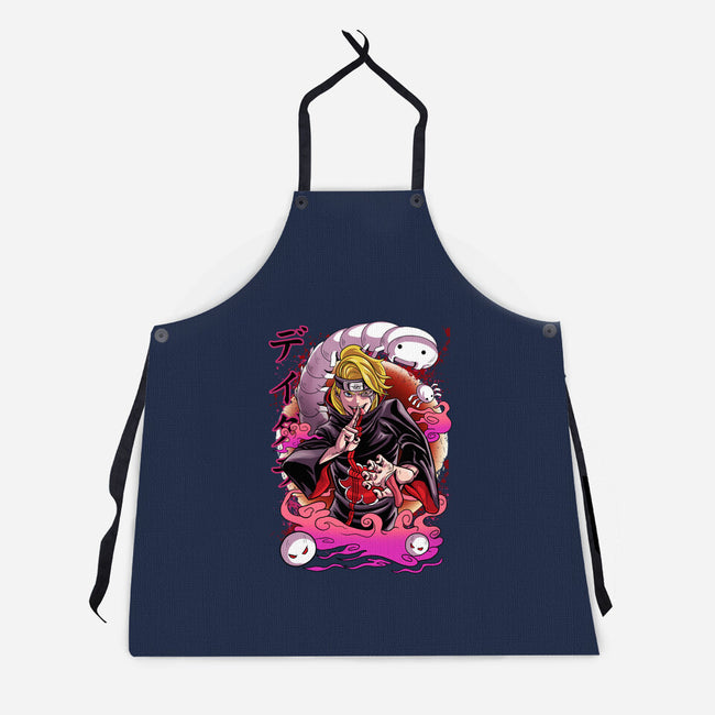 Explosive Ninja-Unisex-Kitchen-Apron-Conjura Geek