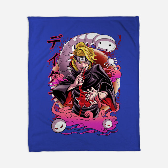 Explosive Ninja-None-Fleece-Blanket-Conjura Geek