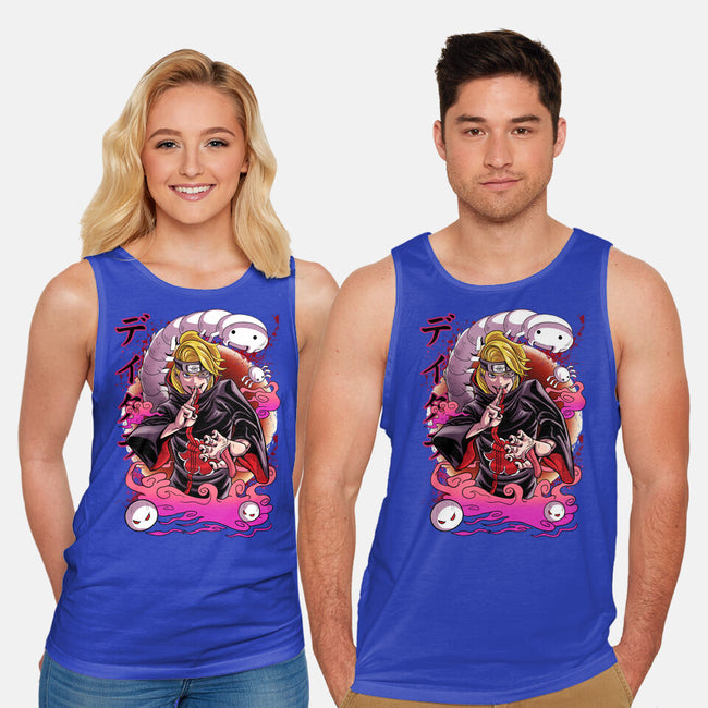 Explosive Ninja-Unisex-Basic-Tank-Conjura Geek
