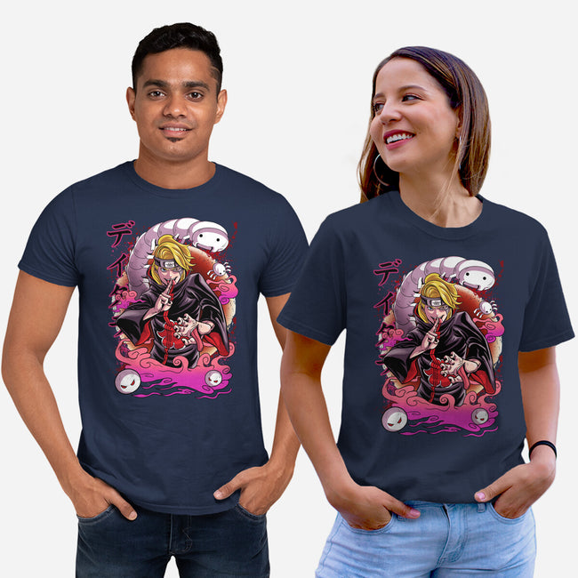 Explosive Ninja-Unisex-Basic-Tee-Conjura Geek