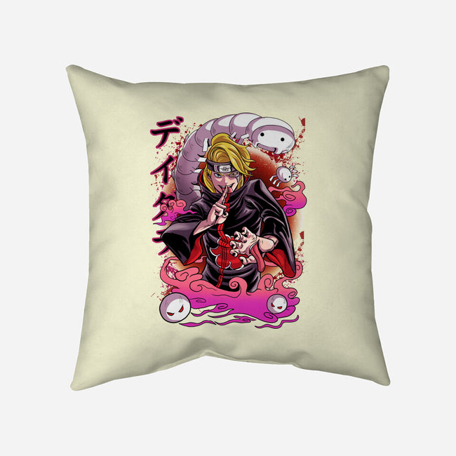Explosive Ninja-None-Removable Cover w Insert-Throw Pillow-Conjura Geek