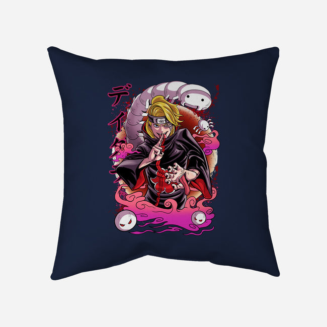 Explosive Ninja-None-Removable Cover w Insert-Throw Pillow-Conjura Geek