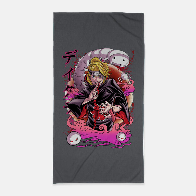 Explosive Ninja-None-Beach-Towel-Conjura Geek