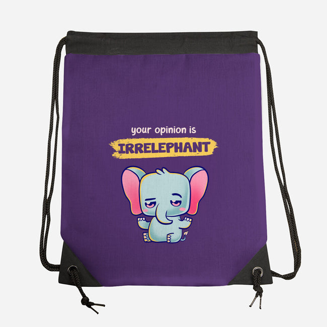Irrelephant-None-Drawstring-Bag-Mushita