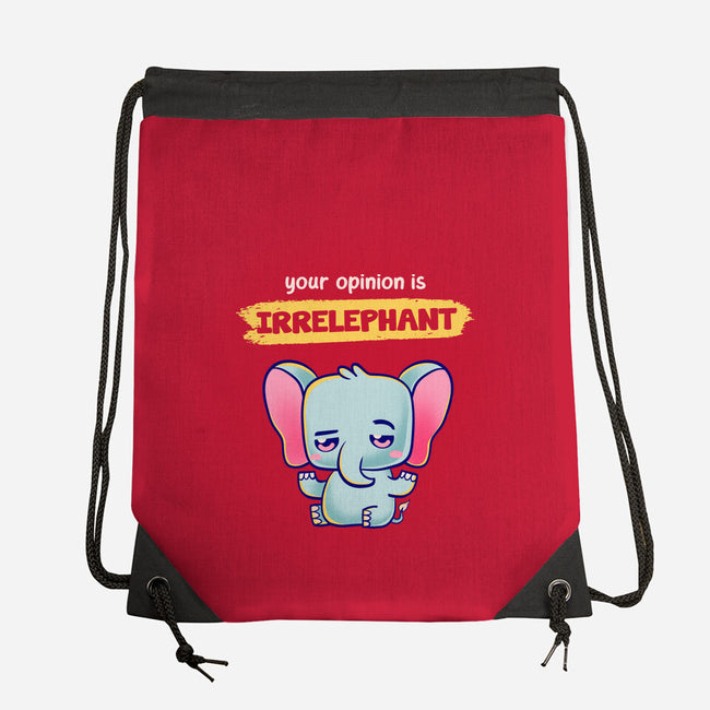 Irrelephant-None-Drawstring-Bag-Mushita