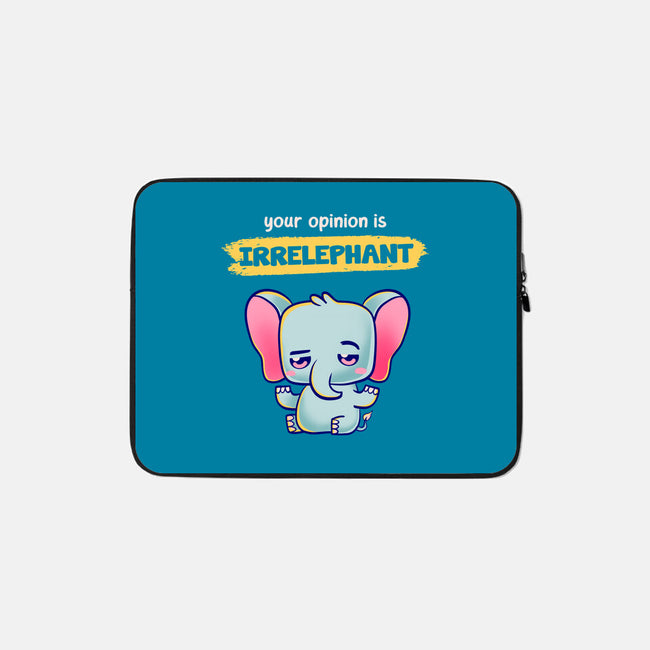 Irrelephant-None-Zippered-Laptop Sleeve-Mushita
