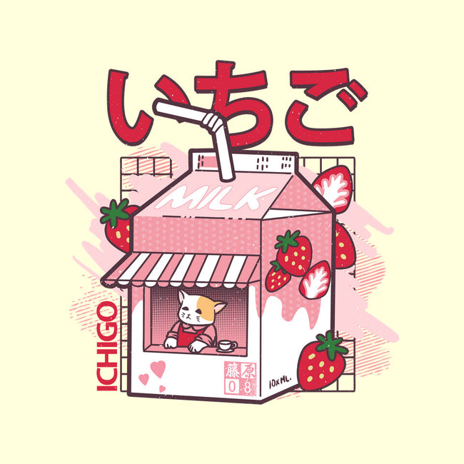 Strawberry Milk-None-Removable Cover-Throw Pillow-fujiwara08