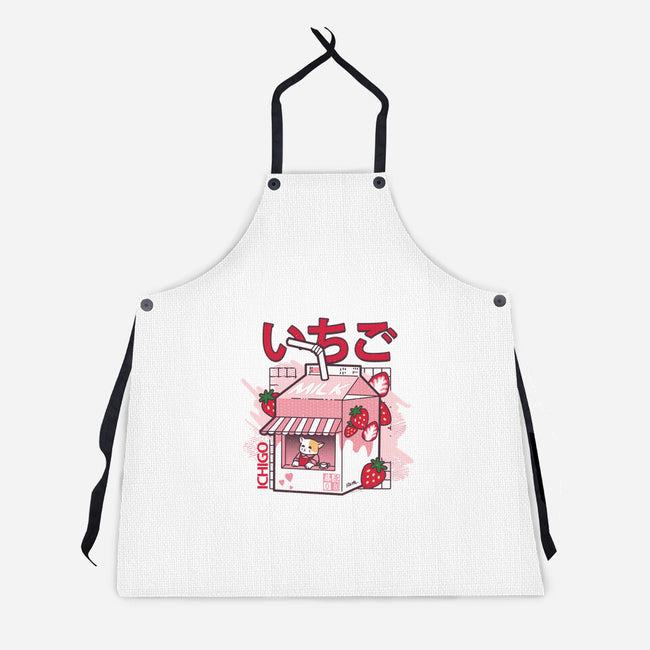 Strawberry Milk-Unisex-Kitchen-Apron-fujiwara08