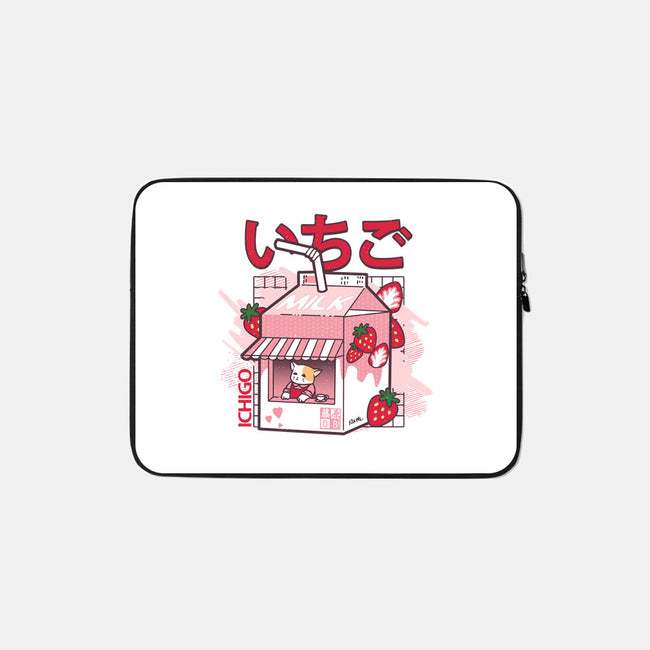 Strawberry Milk-None-Zippered-Laptop Sleeve-fujiwara08
