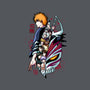 Ichigo's Sword-Womens-V-Neck-Tee-fujiwara08