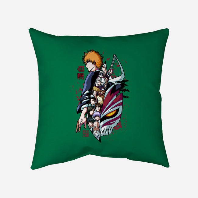 Ichigo's Sword-None-Removable Cover-Throw Pillow-fujiwara08