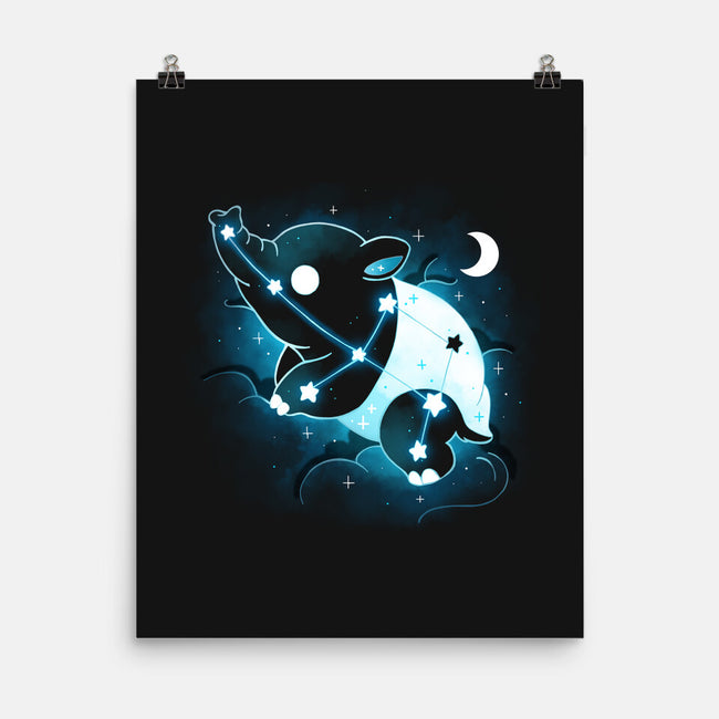 Tapir Constellation-None-Matte-Poster-Vallina84