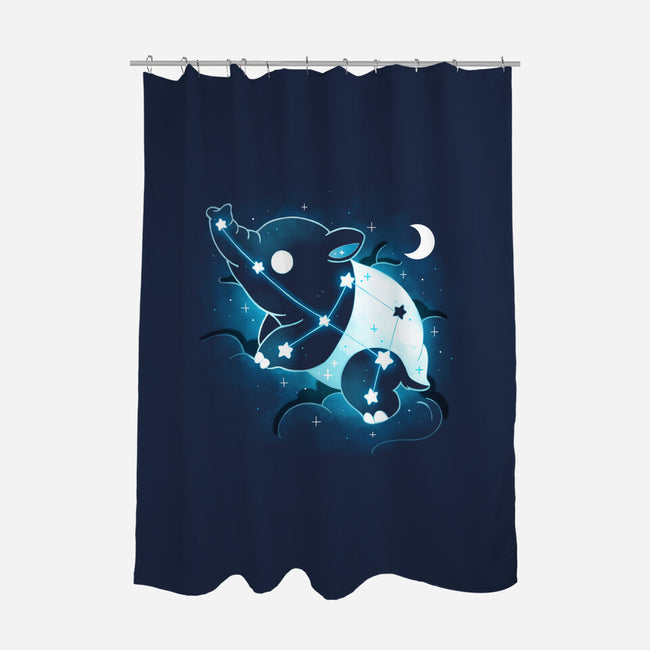 Tapir Constellation-None-Polyester-Shower Curtain-Vallina84