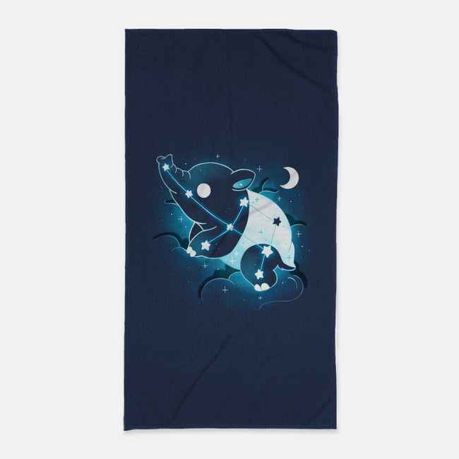 Tapir Constellation-None-Beach-Towel-Vallina84