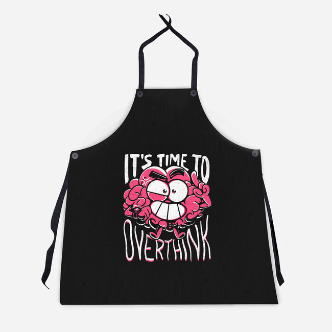 Overthinking Time-Unisex-Kitchen-Apron-estudiofitas