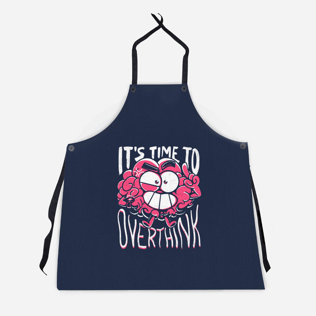 Overthinking Time-Unisex-Kitchen-Apron-estudiofitas