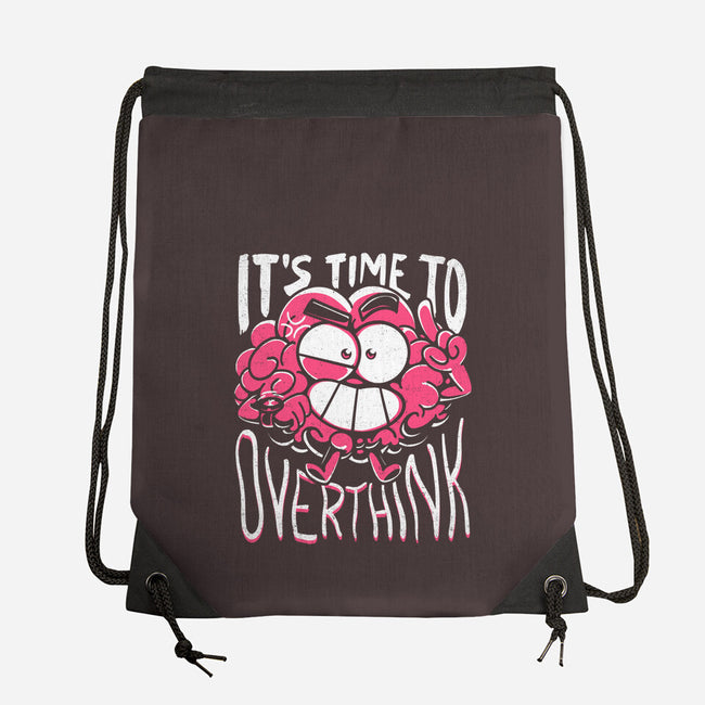 Overthinking Time-None-Drawstring-Bag-estudiofitas