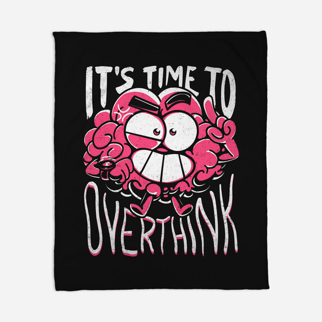 Overthinking Time-None-Fleece-Blanket-estudiofitas