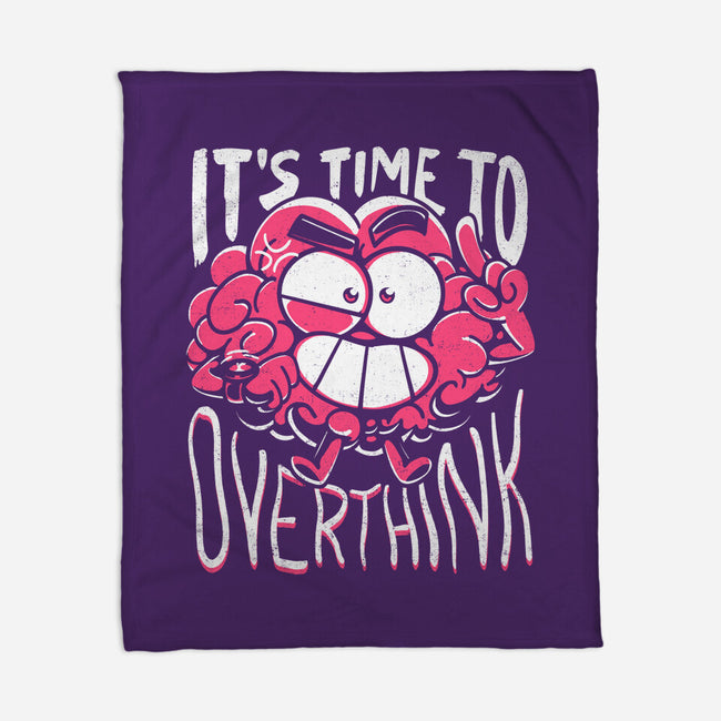 Overthinking Time-None-Fleece-Blanket-estudiofitas