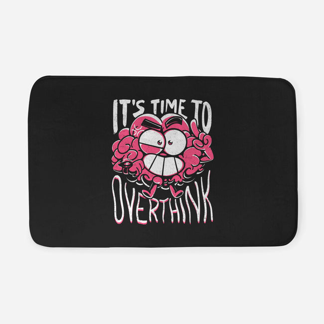 Overthinking Time-None-Memory Foam-Bath Mat-estudiofitas